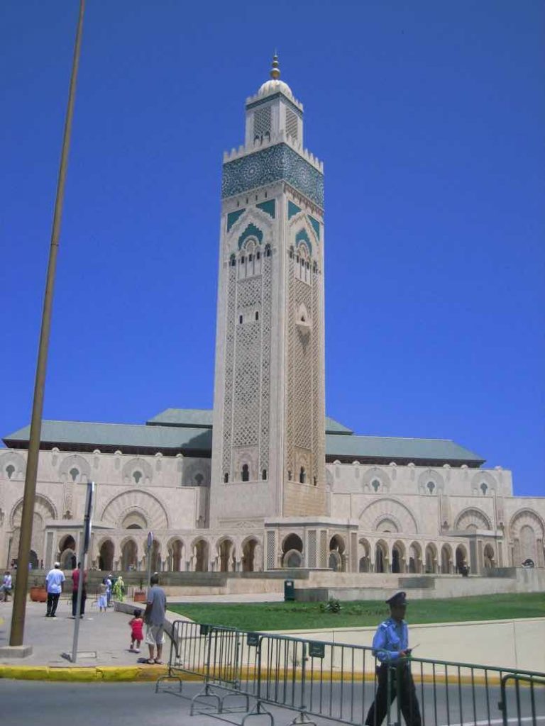  The Hassan II Mosque in Casablanca, Morocco.